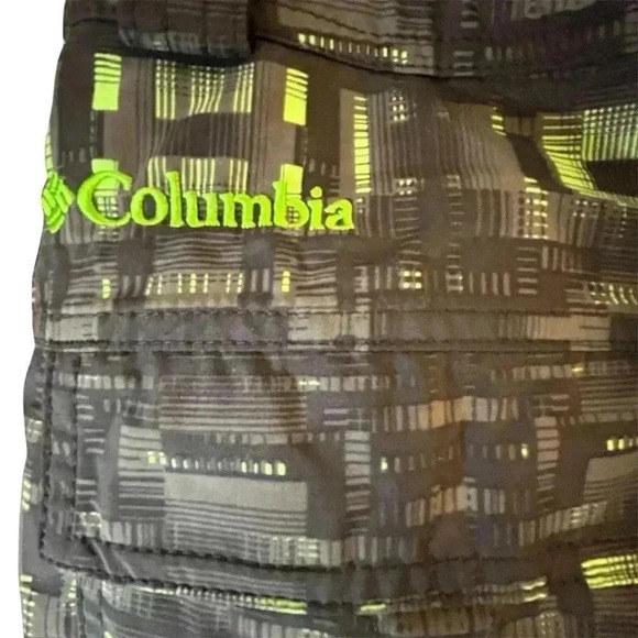 Columbia Men's Geometric Snow Pants Multicolor Size S Winter Ski Black Green - Picture 3 of 15